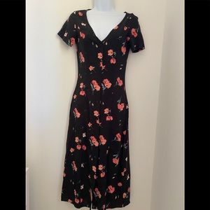 H&M button up maxi dress